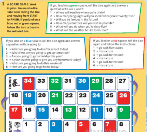 [Friends plus] Giải tiếng Anh 6 unit 8: Going away - Puzzles and Games