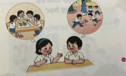 [Phát triển năng lực] Giải tự nhiên và xã hội 1 Bài 9: Hoạt động khi đến lớp