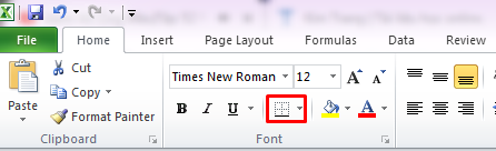 Giải vnen tin 7 bài 10: Định dạng phông chữ và kẻ khung cho bảng tính