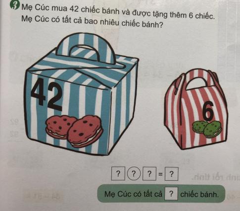 [Phát triển năng lực] Giải toán 1 bài: Vận dụng phép tính cộng