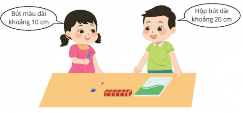 [Cánh diều] Giải toán 1 bài: Xăng-ti-mét