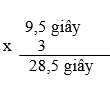 Giải bài: Nhân số đo thời gian với một số - sgk Toán 5 trang 135