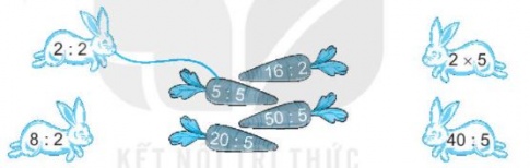 [KNTT] Giải VBT Toán 2 bài 44: Bảng chia 5