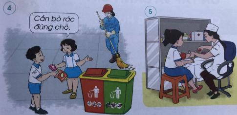 [Cánh diều] Giải tự nhiên và xã hội 1 Bài 5: Trường học của em