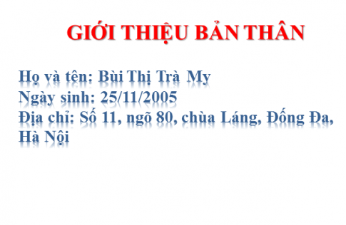 Giải vnen tin 9 bài 4: Màu sắc trên trang chiếu