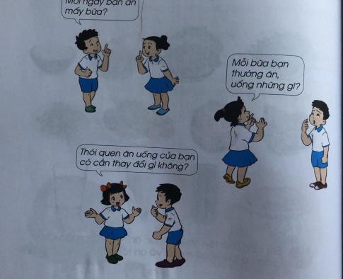 [Cánh diều] Giải tự nhiên và xã hội 1 Bài 16: Ăn uống hàng ngày