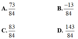 Trắc nghiệm: Phép trừ phân số - Bài tập Toán lớp 6 chọn lọc có đáp án, lời giải chi tiết