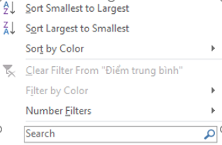 Giải vnen tin 7 bài 13: Lọc dữ liệu