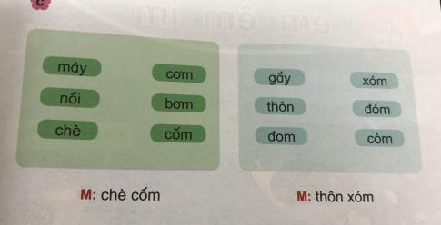 [Phát triển năng lực] Tiếng việt 1 bài 11C: om, ôm, ơm