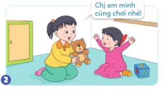 [Cánh diều] Giải đạo đức 1 bài: Em với anh chị em trong gia đình