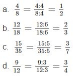 Giải vbt toán 5 tập 2 bài 140: ôn tập về phân số - Trang 75, 76