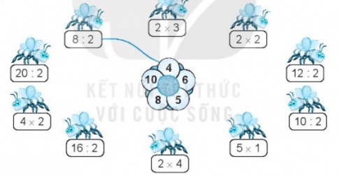 [KNTT] Giải VBT Toán 2 bài 43: Bảng chia 2