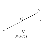 Giải bài 7: Định lý Py-ta-go - Toán 7 tập 1