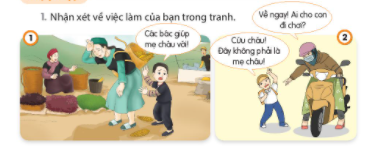 [Chân trời sáng tạo] Giải đạo đức 2 bài 12: Tìm kiếm sự hỗ trợ khi ở nơi công cộng 
