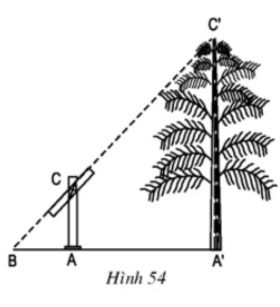 Giải Bài 9: Ứng dụng thực tế của tam giác đồng dạng - sgk Toán 8 tập 2 Trang 85-1