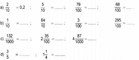 Giải vbt toán 5 tập 2 bài 142: ôn tập về số thập phân - Trang 79, 80