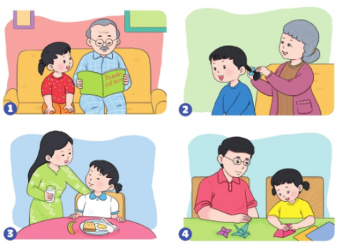 [Cánh diều] Giải đạo đức 1 bài: Yêu thương gia đình