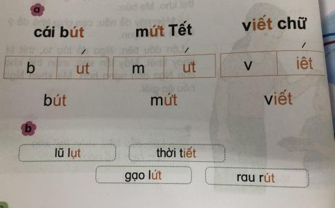 [Phát triển năng lực] Tiếng việt 1 bài 10D: ut, ưt, iêt