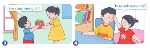 [Cánh diều] Giải đạo đức 1 bài: Em với anh chị em trong gia đình