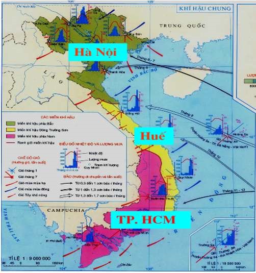 Đặc điểm chung của khí hậu nước ta là gì