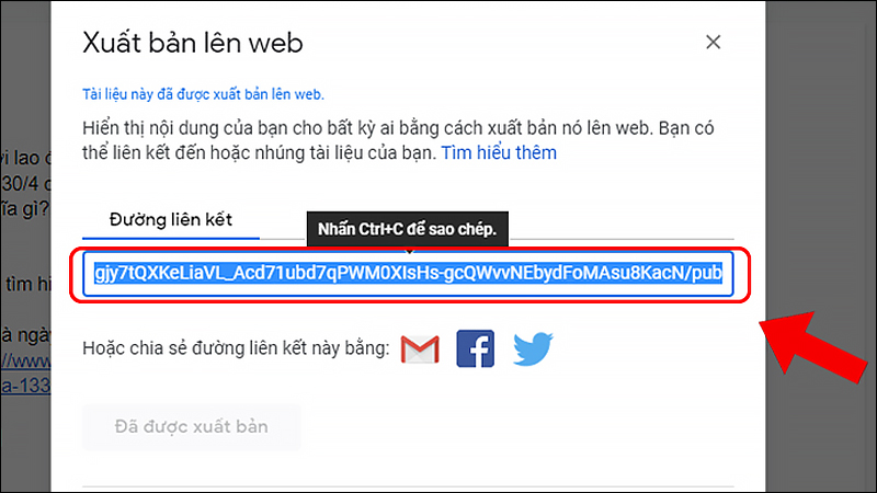 Copy đường link và dán ở một tab trình duyệt mới 6 cách tải ảnh từ Google Docs về máy tính siêu đơn giản