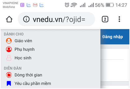 Hướng dẫn phụ huynh xem điểm trên vnEdu.VN