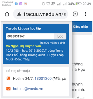Hướng dẫn sử dụng sổ liên lạc điện tử trực tuyến