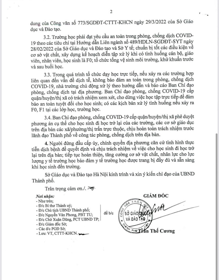 Học sinh tiểu học và lớp 6 ở Hà Nội đi học từ 6/4