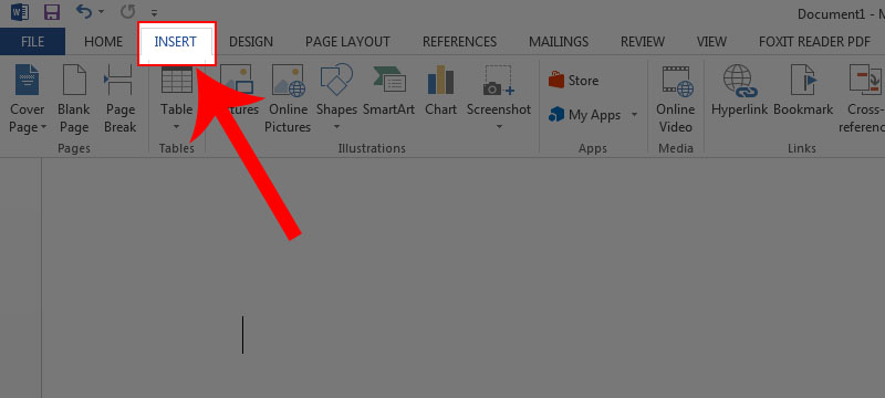 Chọn Insert Chọn Insert