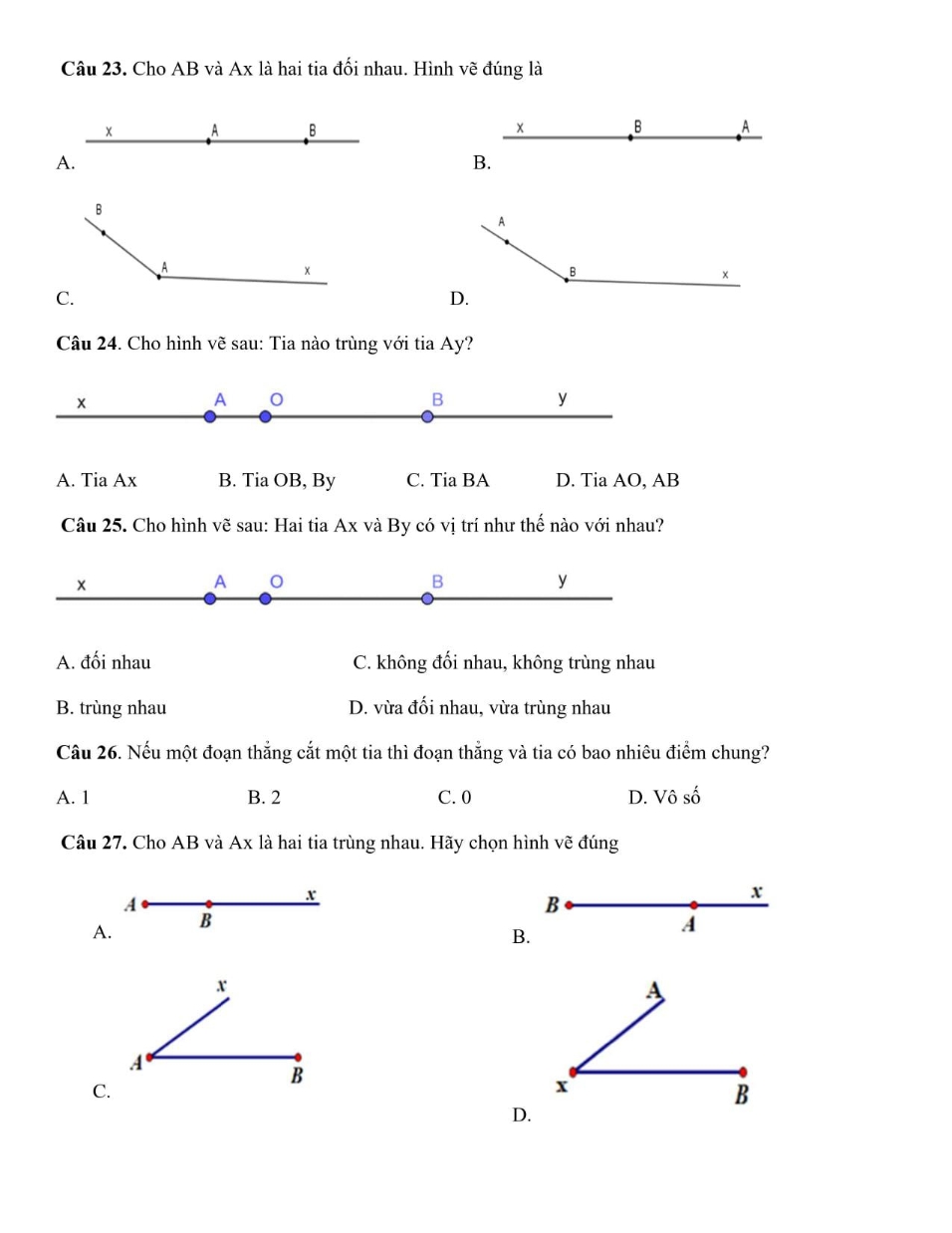 Đề cương ôn tập học kì 2 Toán 6 Trường THCS Ngô Sĩ Liên năm 2021 - 2022