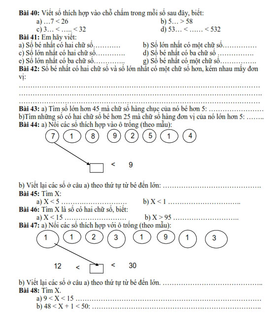 180 bài toán cơ bản và nâng cao lớp 2
