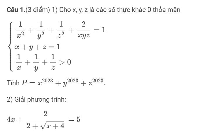 Đề thi thử vào 10 môn Toán