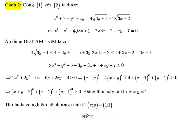 Đề thi thử vào 10 môn Toán