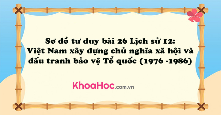 Sơ đồ tư duy bài 26 Lịch sử 12: Việt Nam xây dựng chủ nghĩa xã hội ...