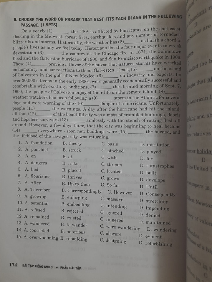 Đề ôn thi Tiếng Anh vào lớp 10