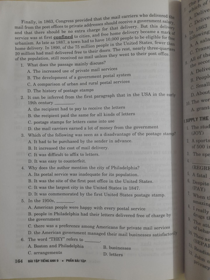 Đề ôn thi Tiếng Anh vào lớp 10