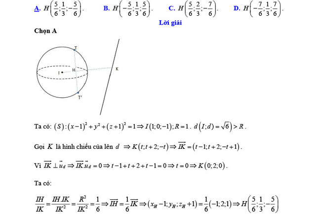 Đáp án đề thi thử THPT Quốc gia 2022 môn Toán Đề số 2