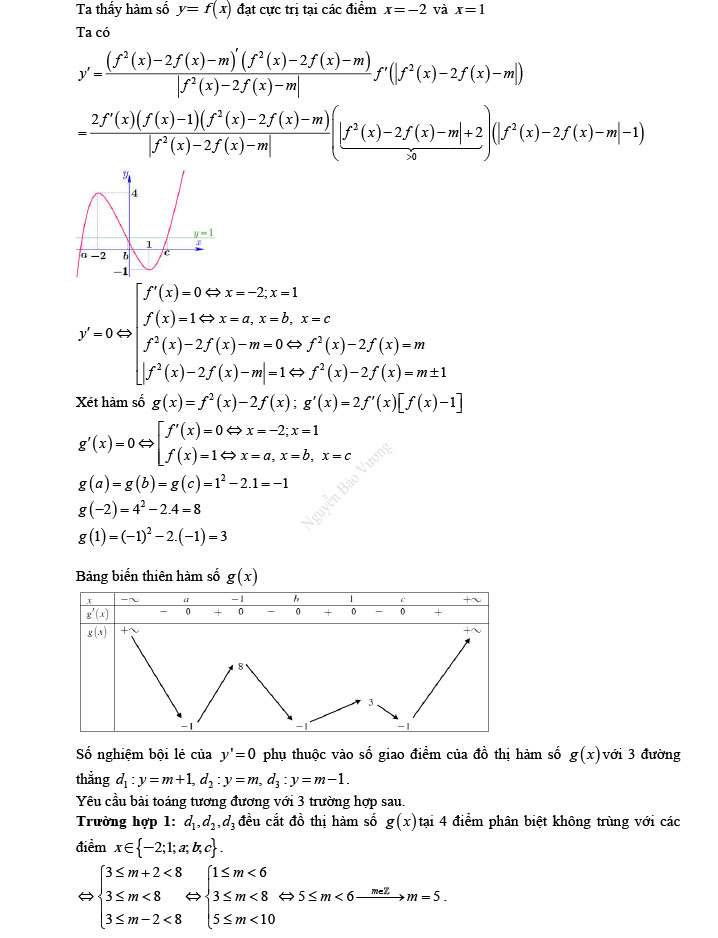 Đáp án đề thi thử THPT Quốc gia 2022 môn Toán Đề số 5