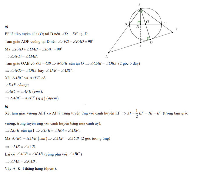 Đáp án đề thi vào 10 môn Toán chung Chuyên Nguyễn Tất Thành 2022 câu 6