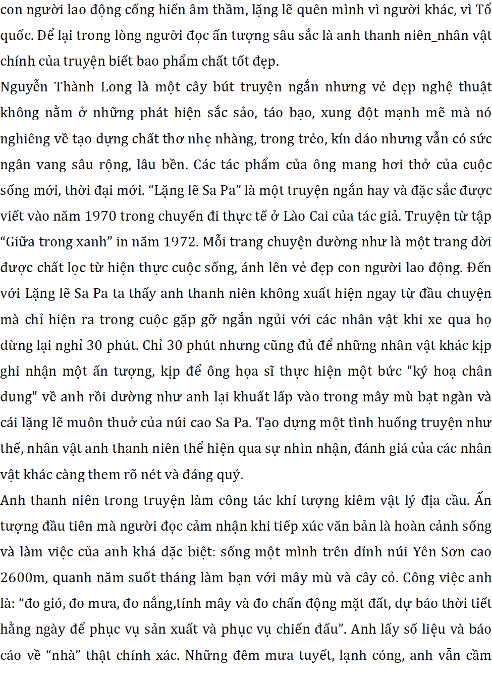 Đáp án thi vào 10 môn Văn Bắc Giang