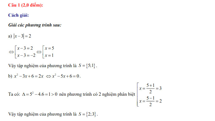 Đáp án thi vào 10 Toán Hải Dương 2022
