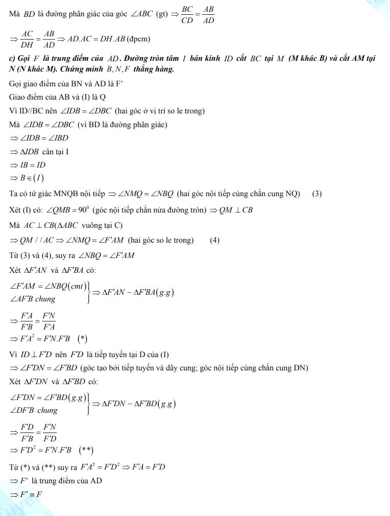 Đáp án thi vào 10 Toán Nghệ An 2022