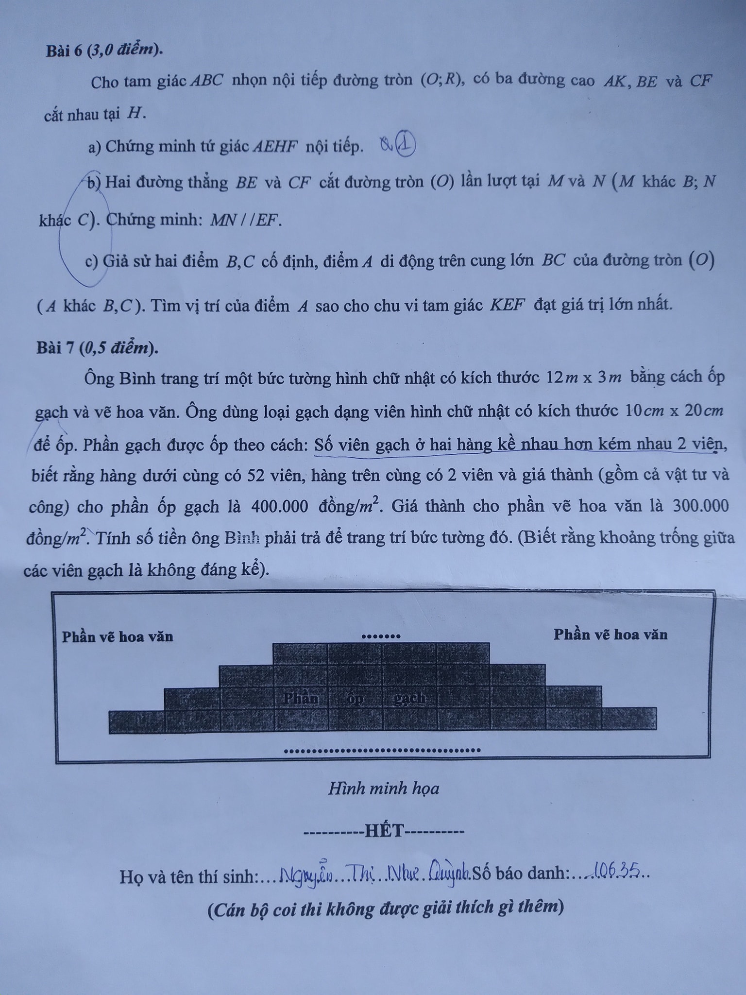 Đề thi vào 10 môn Toán Bình Thuận 2022