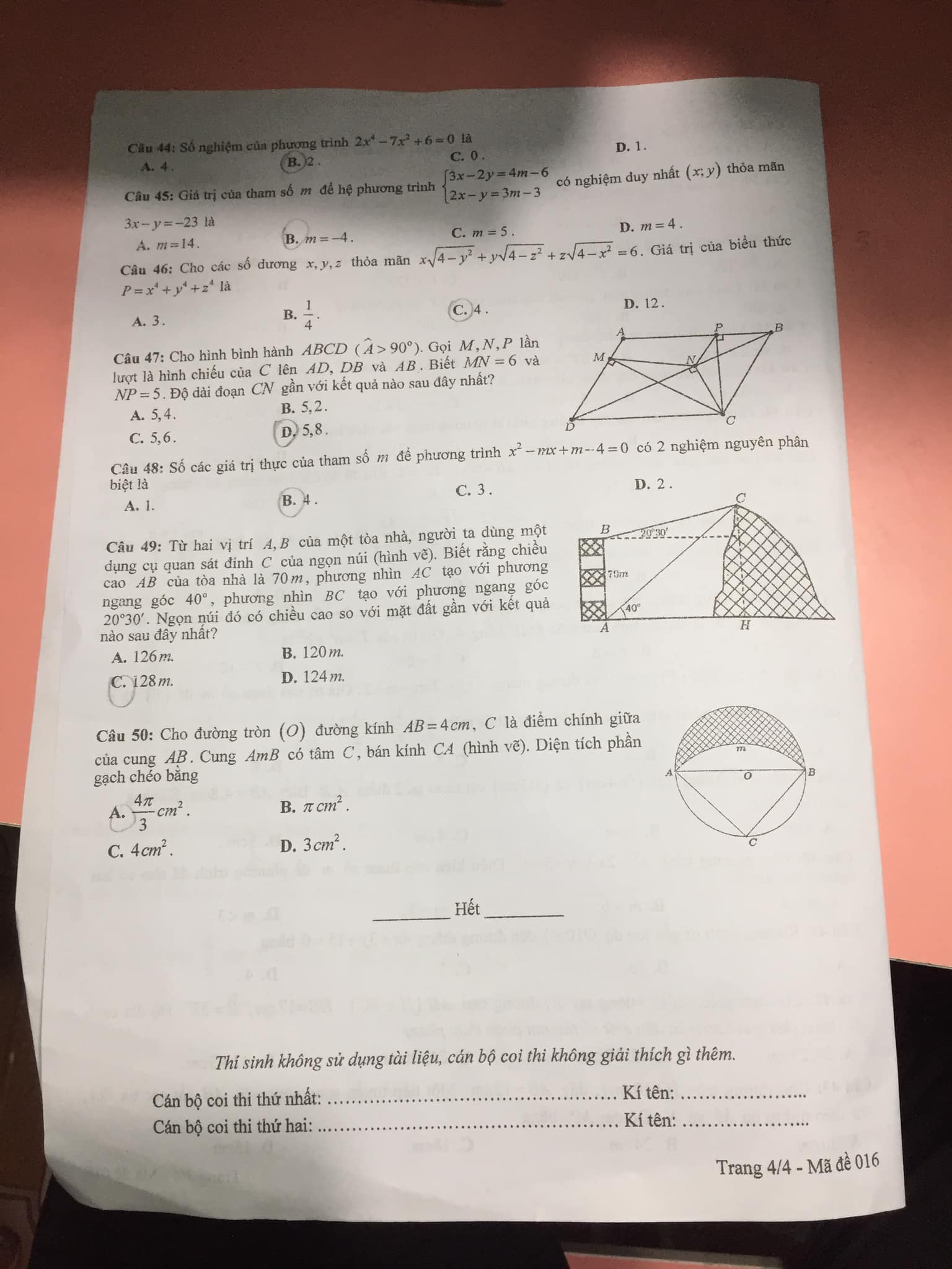 Đề thi vào 10 môn Toán Yên Bái 2022