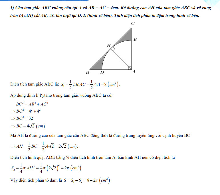 Đáp án thi vào 10 môn Toán Nam Định 2022