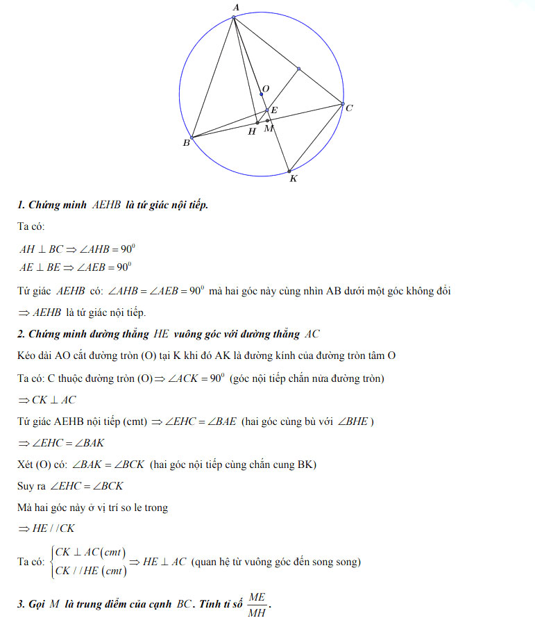 Đáp án thi vào 10 môn Toán Thanh Hóa 2022