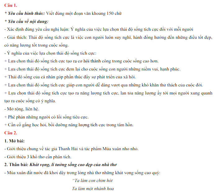 Đáp án thi vào 10 môn Văn Đồng Nai 2022