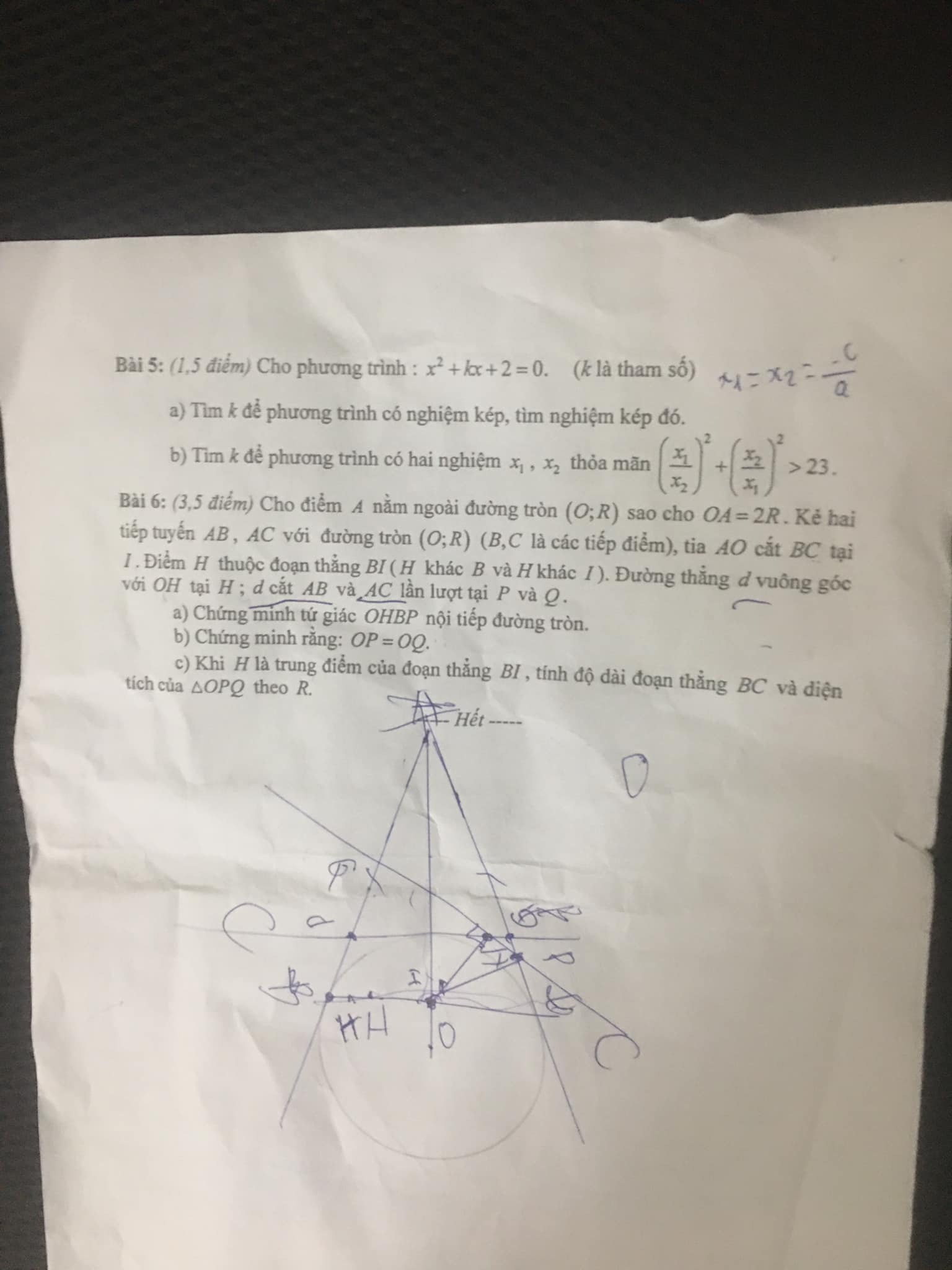 Đề thi vào 10 môn Toán Cà Mau 2022 