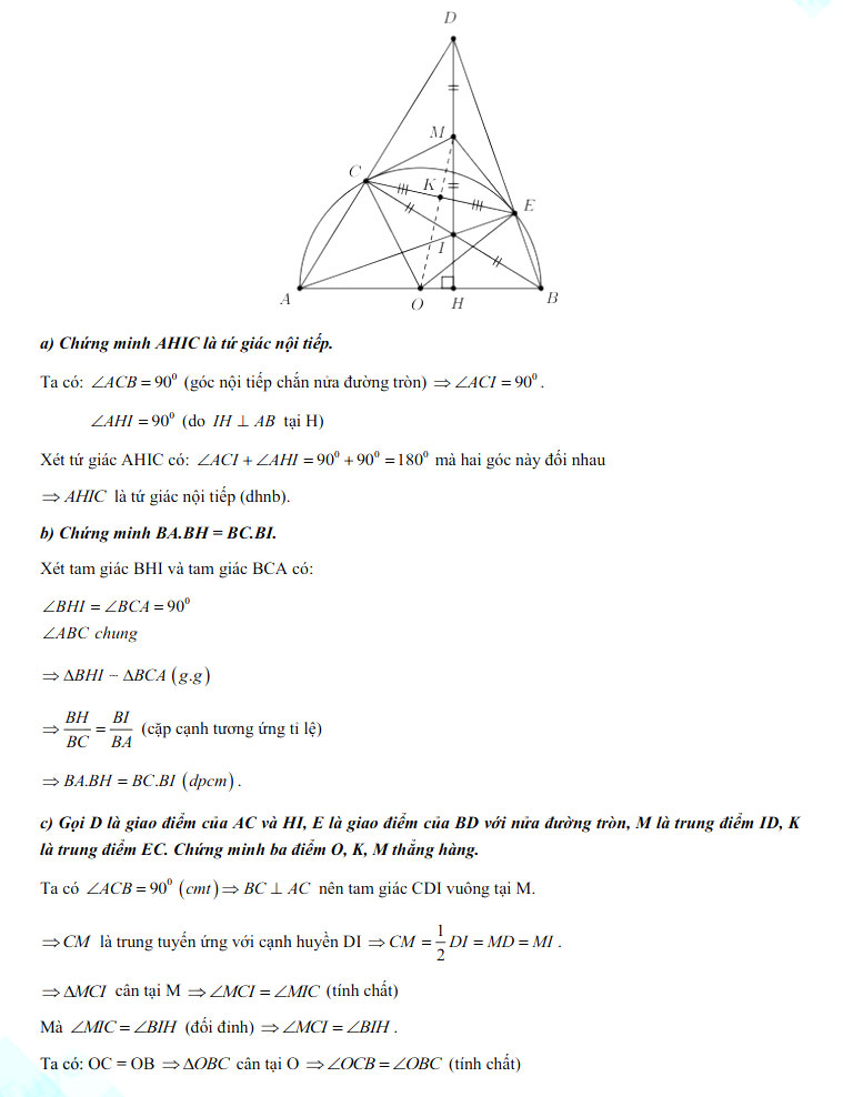 Đáp án thi vào 10 môn Toán Sóc Trăng 2022