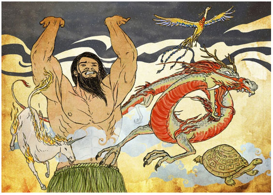 Soạn bài Thần Trụ trời